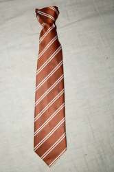 brown school tie
