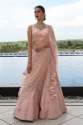 Heavy Hand Work Peach Wedding lehenga 