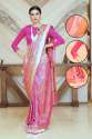 Wedding Wear Pink Pure Banarasi Silk Saree thumb 1