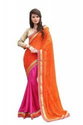 Traditional bandhani Saree