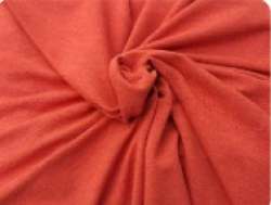 New Collection Orange Cotton Fabric For Garment 