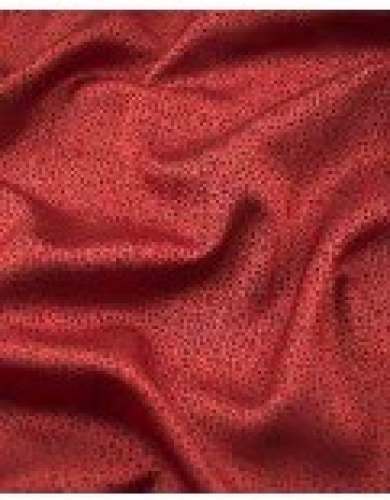 New Fancy Red Polyester Fabric by GOPAL and COMPANY
