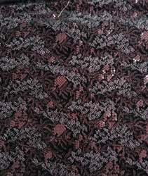 Premium Antique Rose Velvet Embroidered Fabric for Men's & Kids' Ethnic Wear