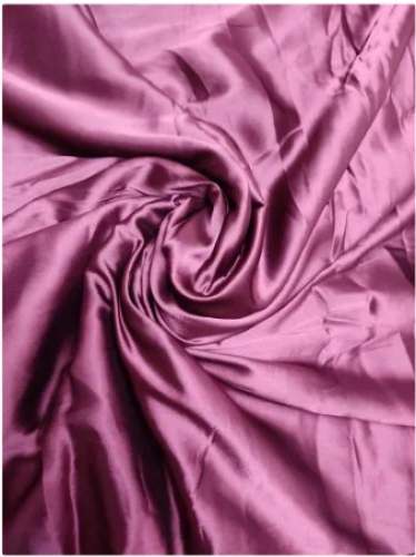 Plain Polyester Satin Fabric by Ss Creation