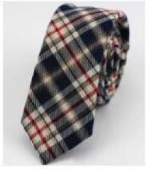 polyester wool slim tie