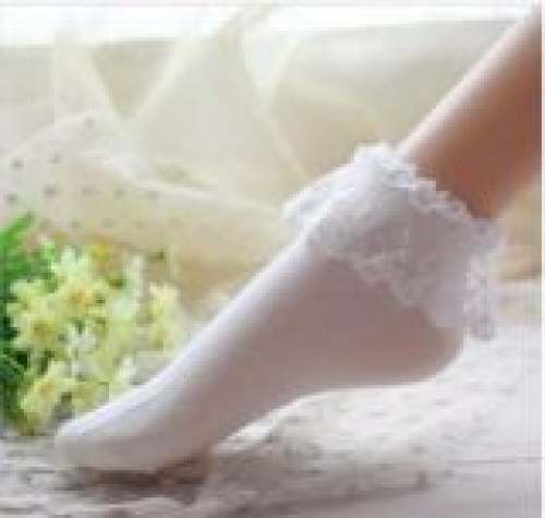 ruffle ankle girl socks