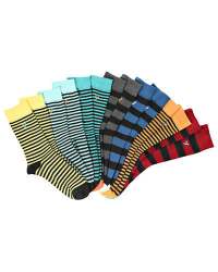 striped print socks