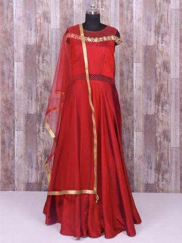 hand work gown