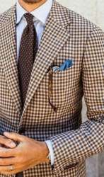 Buy Gun Club Checks Blazer Fabric