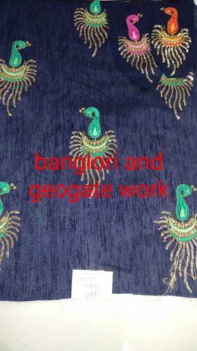 BANGLORI AND GEORGETTE WORK