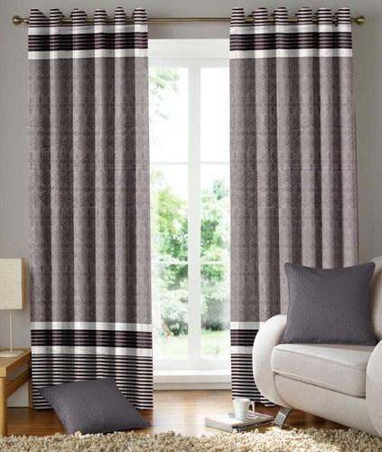Tissue Curtain by Jagdamba Furnishing