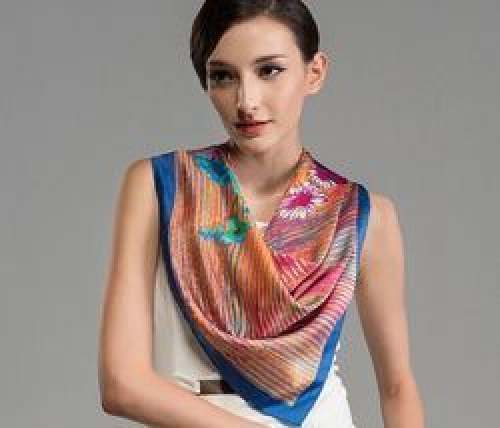 Fancy multicolor digital printed scarves