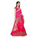 Multi Colors Designer Jacquard Sarees thumb 1