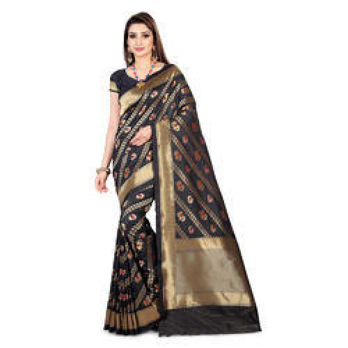 Party Wear Jacquard Sarees With Blouse