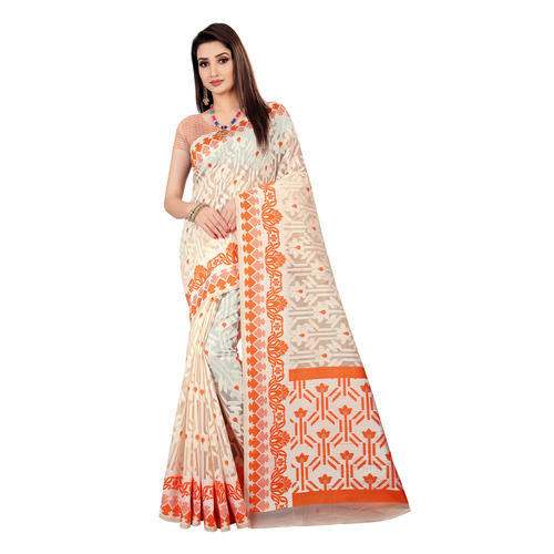 Printed Jacquard Sarees