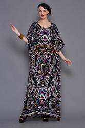 Printed kaftan