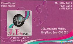 J B Prints logo icon