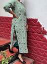 Designer Kurti Pant Set for Ladies thumb 2