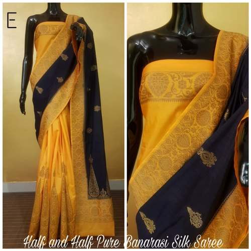 Ladies Banarasi Silk Saree by Reva Clothing