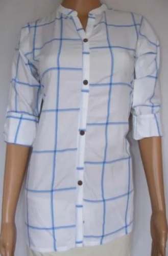 Check Design Rayon Shirt top for Girls  by Neels Creative Creation