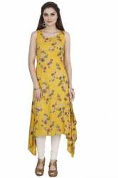 Neels Crushed Cotton Trail Cut Kurta