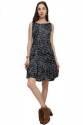 Printed Flared Frock Dress