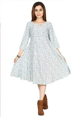 Printed Pista Frock 