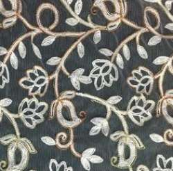 Designer Embroidery Net Allover Fabric