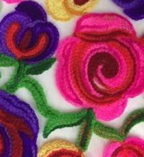 Multicolor Embroidery Work