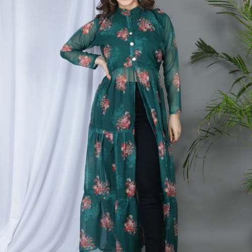 Buy New Collection Georgette Flair Gown by INLI CORPORATION