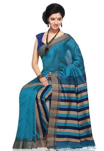 Regular wear Handloom Blue Saree by SRP SAREES