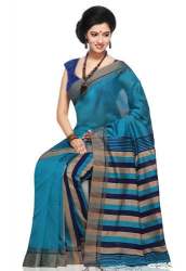 Regular wear Handloom Blue Saree