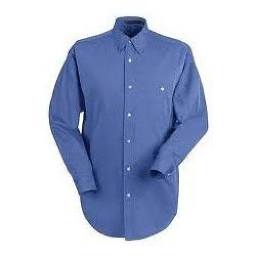 Cotton Blue Full Sleeve Mens Shirt  by K G Exims