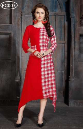 Casual Wear Printed Kurtis by Shrsti Knits