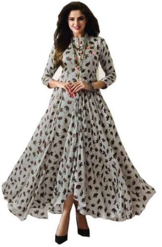 Wedding Wear Rayon Anarkali Kurtis by Shrsti Knits