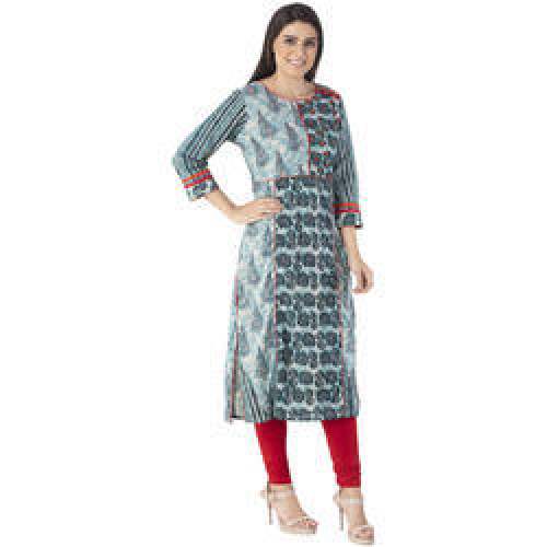 Jaipuri Cotton Printed Kurtis by Nspl Impex