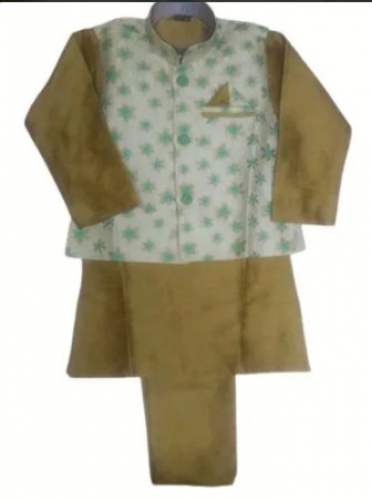 Kids Stylish Full Sleeves Kurta Pajama Set by Jakas Fashion