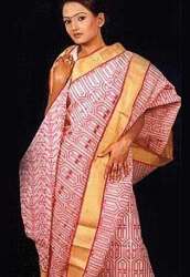 Fancy Muga Border Cotton saree 