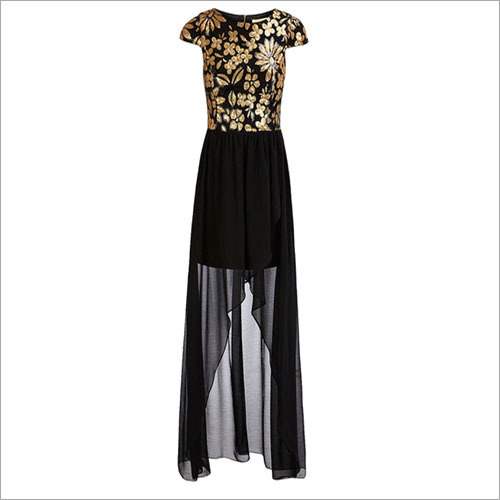 Designer Party wear Maxi Dress by Tahera