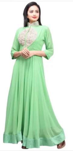 Multi color designer party wear Fancy Gown