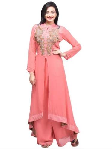 Multi color Fancy designer Tunic with Palazzo suit 