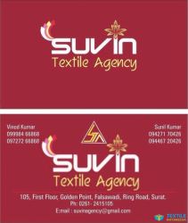 SUVIN TEXTILE AGENCY logo icon