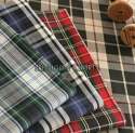 Men Cotton Poplin Checked Shirting Fabrics 