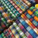 Mens Cotton Checked Shirting Fabrics For Shirts 