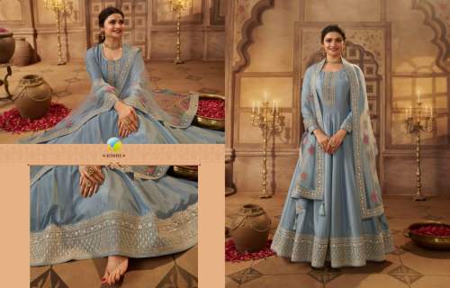 Vinay Kaseesh Noor Mahal Long Anarkali Designer Suit by Vinay Fashion LLP