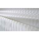 LD Fibre White Satin Striped Bed Sheet Fabric thumb 1
