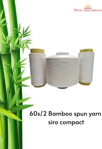 60s/2 Bamboo Spun Yarnn  by Meher International