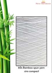 Raw white Bamboo spun yarn 