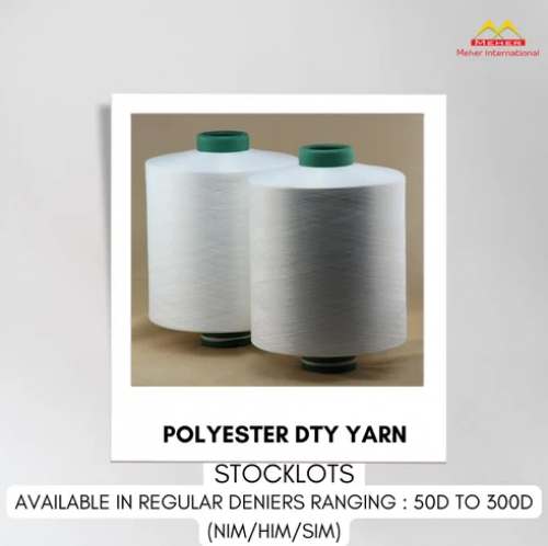 Ring Spun Polyester Dty Raw Yarn by Meher International