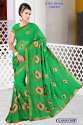 Designer Chiffon Saree  thumb 2